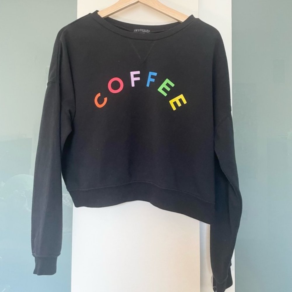 Fifth sun | Coffee sweatshirt: size L
